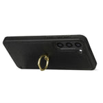 For Samsung Galaxy S24 Cell Phone Case PU Leather + TPU Card Holder Cover with Kickstand