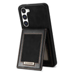 N.BEKUS For Samsung Galaxy S24+ RFID Blocking Design Cover Card Holder Kickstand Phone Case