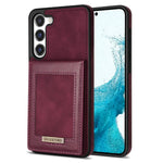 N.BEKUS For Samsung Galaxy S24+ RFID Blocking Design Cover Card Holder Kickstand Phone Case