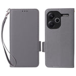 For Xiaomi Redmi Note 13 Pro+ 5G Case Litchi Texture PU Leather Wallet Phone Protector with Strap