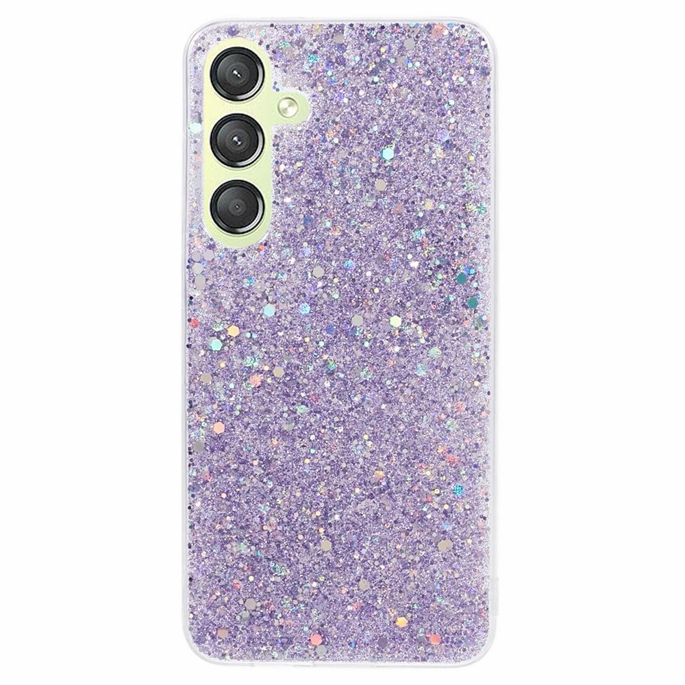 For Samsung Galaxy S24+ Case Anti-scratch Glittery Phone TPU Cover