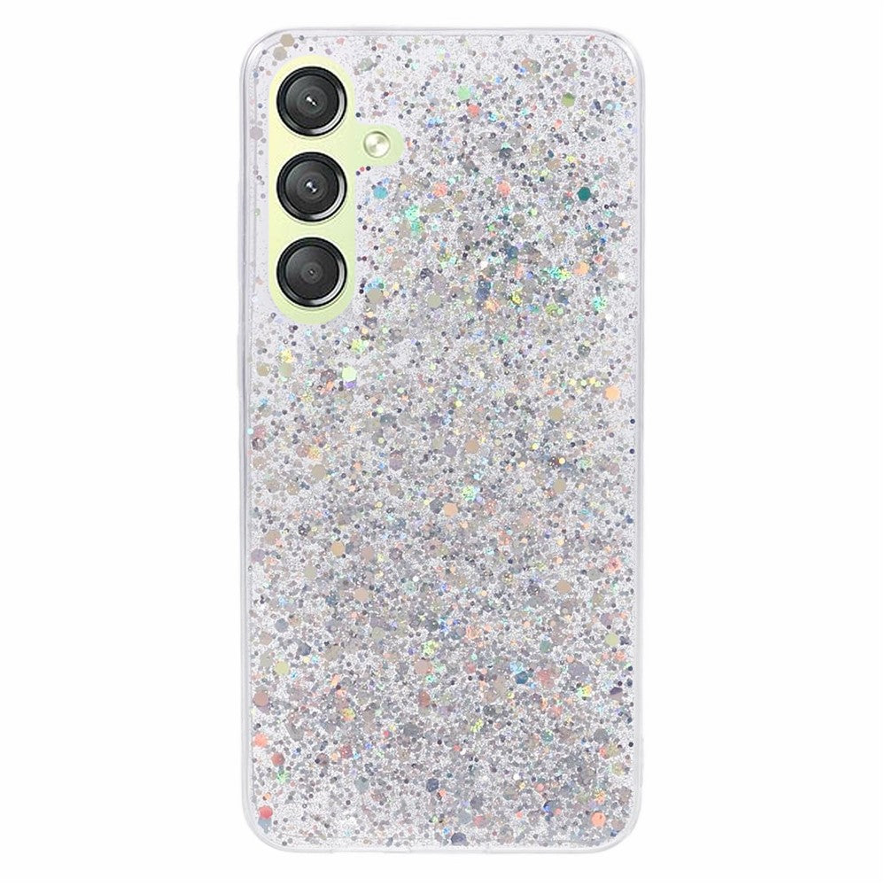 For Samsung Galaxy S24 TPU Case Glitter Sequins Anti-scratch Phone Cover