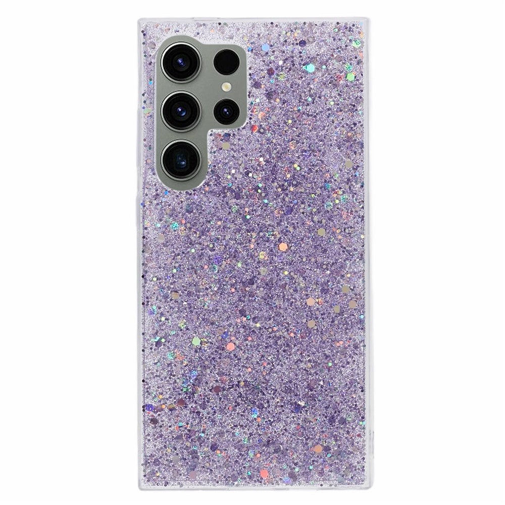 For Samsung Galaxy S24 Ultra Case Shiny Glitter Sequins Soft TPU Phone Cover