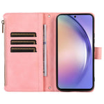 Samsung Galaxy A25 5G (Global) (161,0 x 76,5 x 8,3 mm) fodral med tryck i PU-läder, 9 kortfack, plånboksfodral för mobil