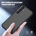 Magic Series for Samsung Galaxy S24+ Cell Phone Case Shockproof Translucent Matte TPU+PC Back Cover
