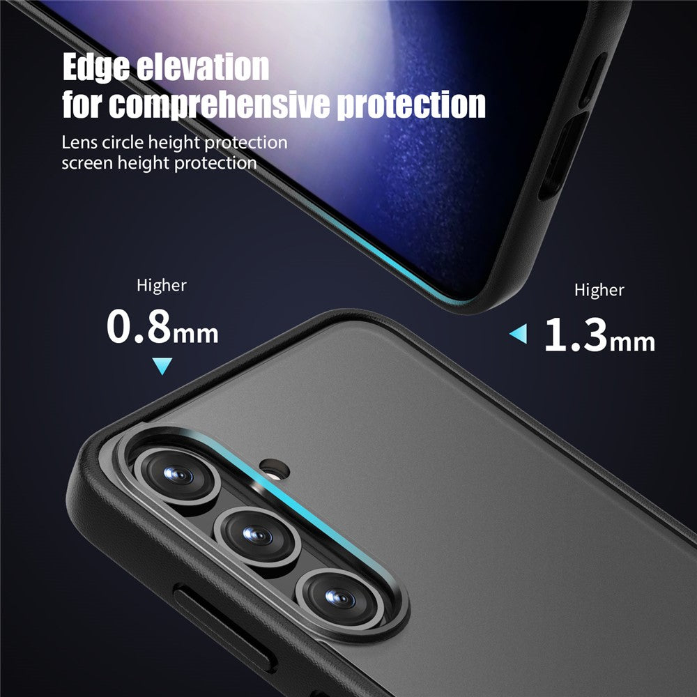 Magic Series for Samsung Galaxy S24+ Cell Phone Case Shockproof Translucent Matte TPU+PC Back Cover