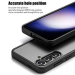 Magic Series for Samsung Galaxy S24+ Cell Phone Case Shockproof Translucent Matte TPU+PC Back Cover