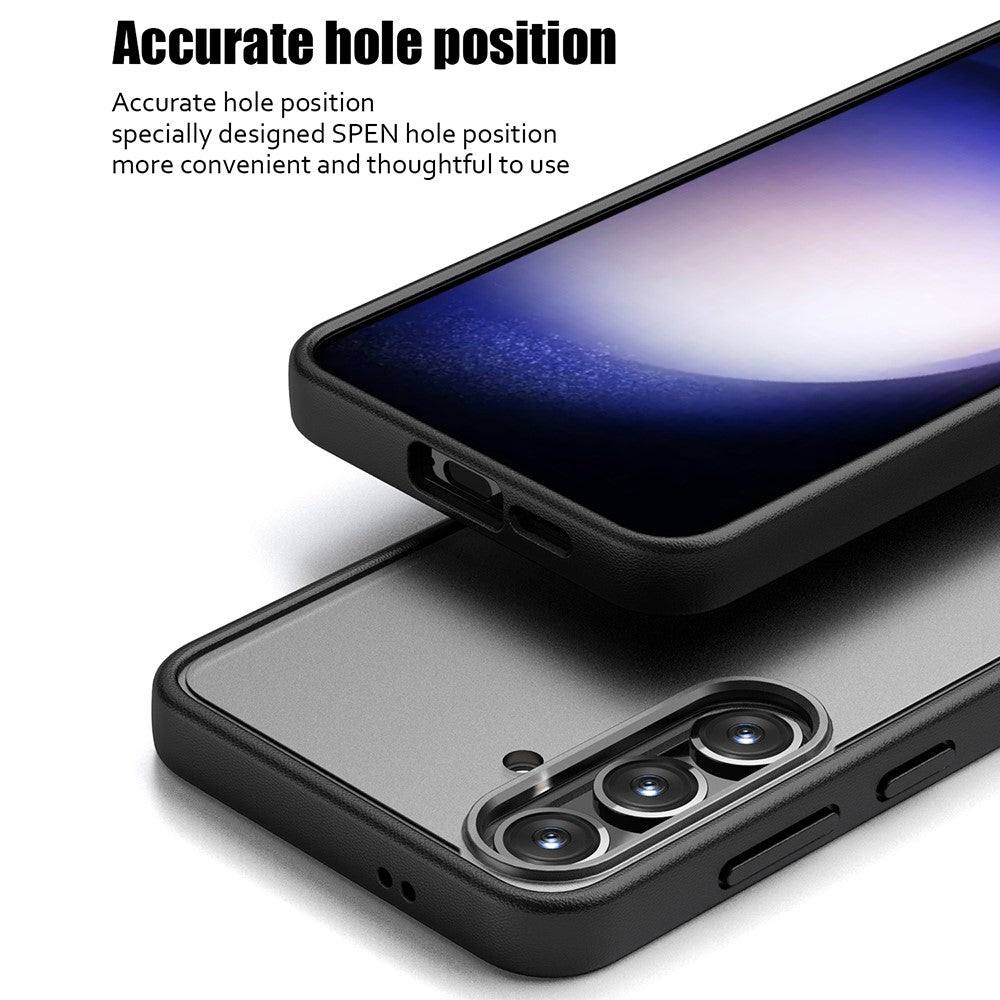 Magic Series for Samsung Galaxy S24+ Cell Phone Case Shockproof Translucent Matte TPU+PC Back Cover