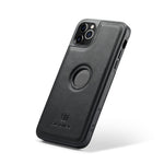 DG.MING För iPhone 11 Pro Max Skal Läderbeläggning mobilskydd Trådlös Laddning