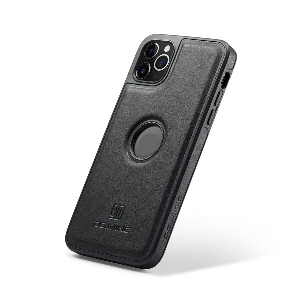 DG.MING För iPhone 11 Pro Max Skal Läderbeläggning mobilskydd Trådlös Laddning