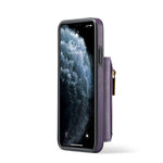 DG.MING M5-serie til iPhone 11 Pro Max lædercover med aftagelig magnetisk pung