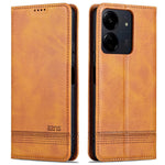 AZNS Läderfodral för Xiaomi 13C 4G / 13C 5G / Poco C65 4G / Poco M6 5G / 13R 5G Plånboksfodral med magnetiskt skydd för mobilen