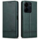 AZNS Läderfodral för Xiaomi 13C 4G / 13C 5G / Poco C65 4G / Poco M6 5G / 13R 5G Plånboksfodral med magnetiskt skydd för mobilen
