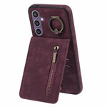 For Samsung Galaxy S24 Case Wallet Retro PU+TPU Kickstand Anti-drop Phone Cover
