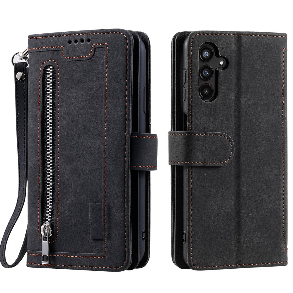 For Samsung Galaxy A55 5G Leather Case 9 Card Holder Folio Phone Cover