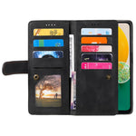 For Samsung Galaxy A55 5G Leather Case 9 Card Holder Folio Phone Cover