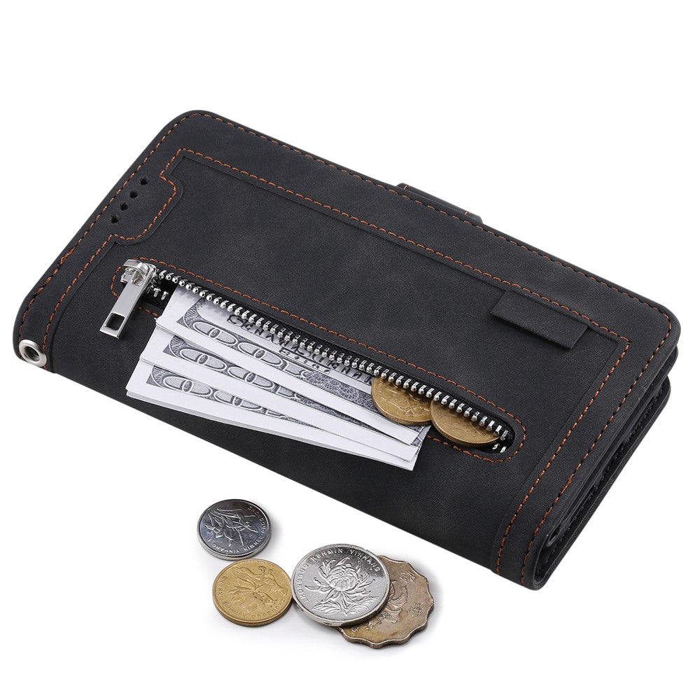 For Samsung Galaxy A55 5G Leather Case 9 Card Holder Folio Phone Cover
