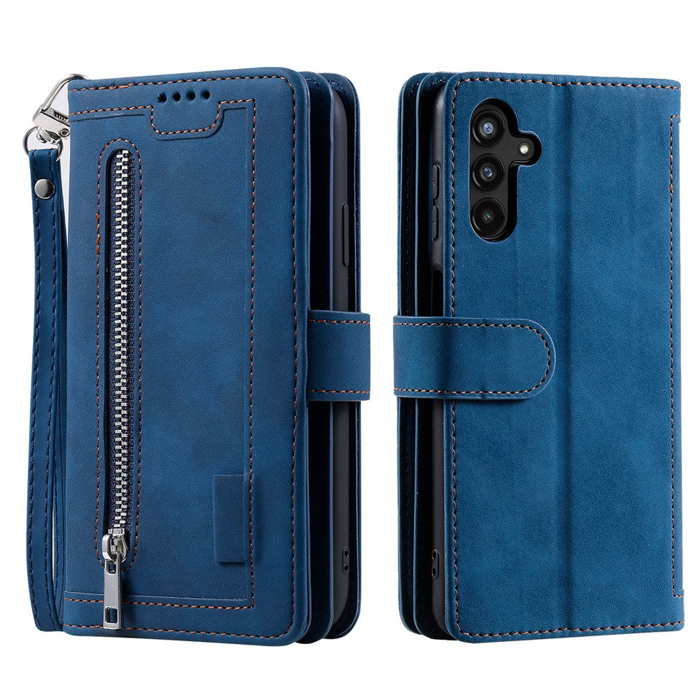For Samsung Galaxy A55 5G Leather Case 9 Card Holder Folio Phone Cover