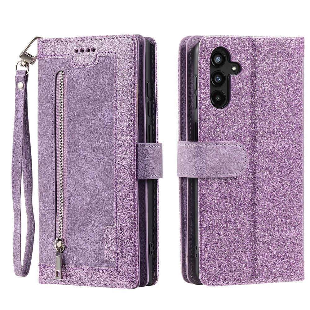 For Samsung Galaxy A55 5G Leather Case 9 Card Holder Folio Phone Cover