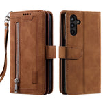 For Samsung Galaxy A55 5G Leather Case 9 Card Holder Folio Phone Cover