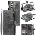 Til Samsung Galaxy A35 5G Telefoncover Pung med Kortholder Lædercover