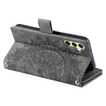 Til Samsung Galaxy A35 5G Telefoncover Pung med Kortholder Lædercover