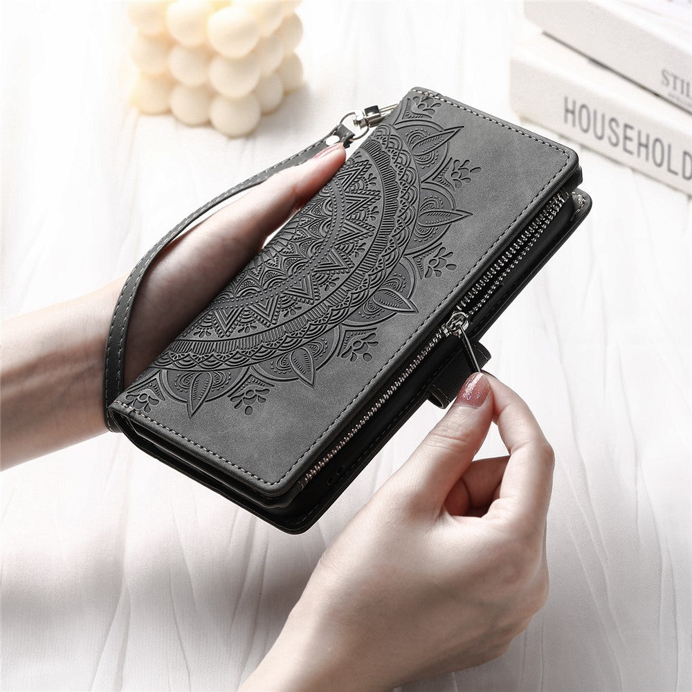 Til Samsung Galaxy A35 5G Telefoncover Pung med Kortholder Lædercover