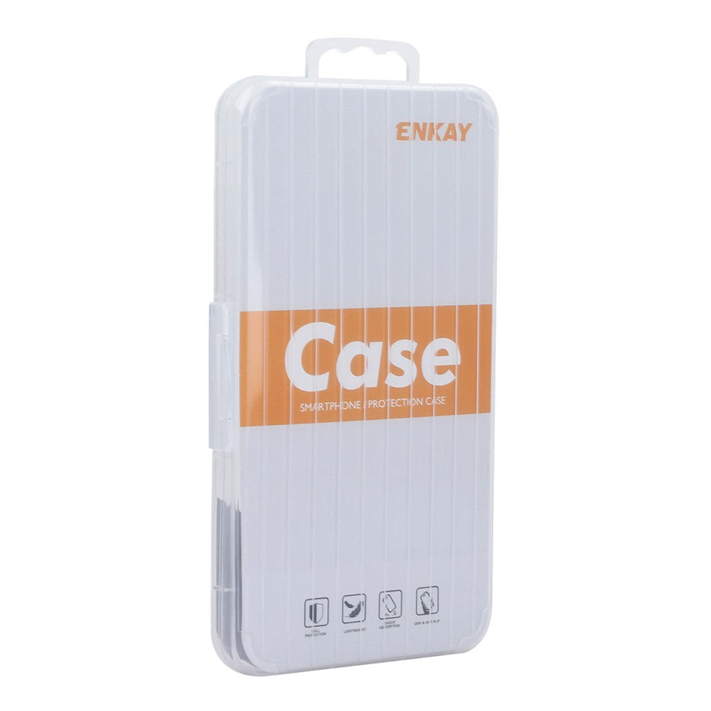 ENKAY HAT PRINCE TPU Phone Cover for Honor X50i+ 5G Case Anti-slip Strip Edge Mobile Shell