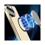 Case for iPhone 13 Pro Max Tempered Glass+Magnetic Adsorption Metal Phone Cover with Safety Lock