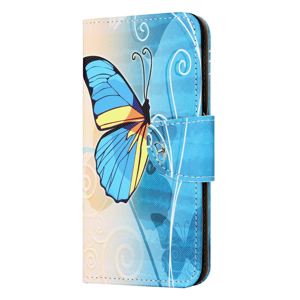 Samsung Galaxy A55 5G Magnetiskt mobilskal Mönsterdesign Folio Läderfodral
