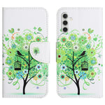 Samsung Galaxy A55 5G Magnetiskt mobilskal Mönsterdesign Folio Läderfodral