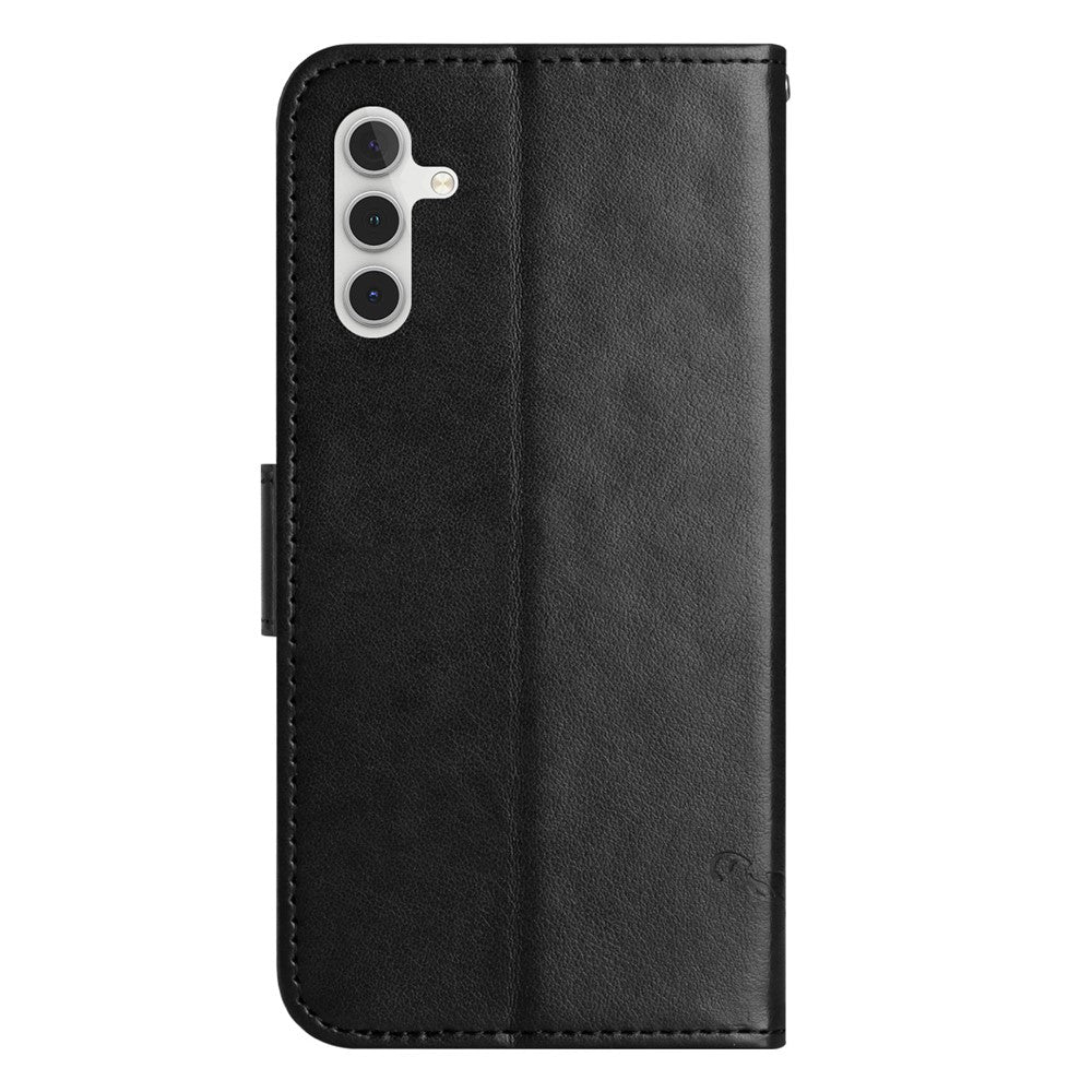 Til Samsung Galaxy A55 5G Cover Personlig Tryk Sommerfugl Læder Telefoncover