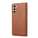 For Samsung Galaxy S24 Cell Phone Case Magnetic Closing PU Leather Wallet Cover