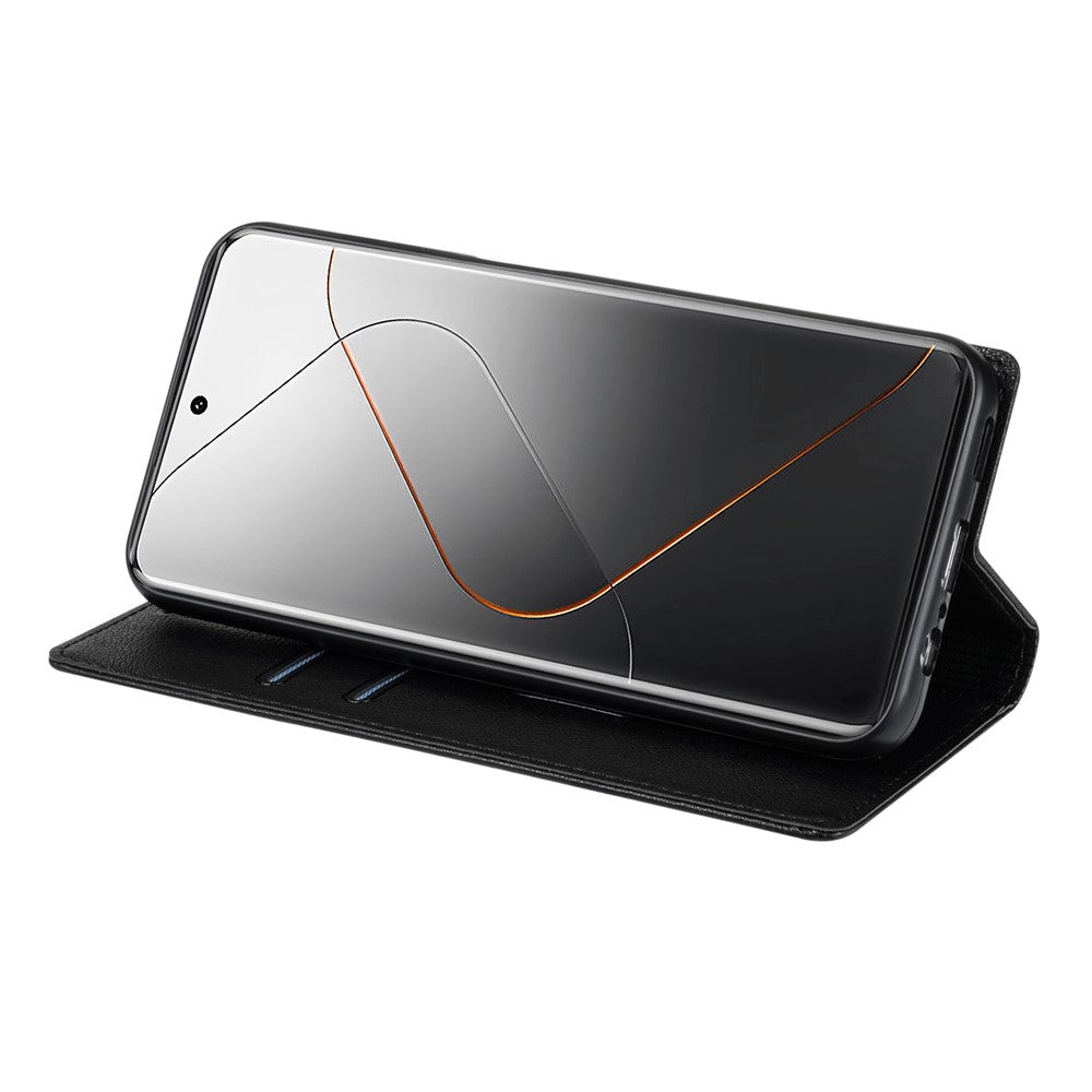 BKS-001 For Xiaomi Redmi 12 4G / 12 5G (Global) / Poco M6 Pro 5G Case Magnetic Leather Flip Cover