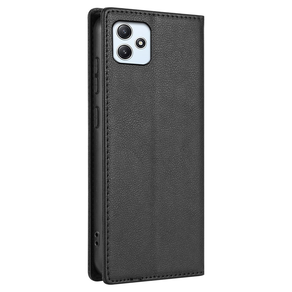 BKS-001 For Xiaomi Redmi 12 4G / 12 5G (Global) / Poco M6 Pro 5G Case Magnetic Leather Flip Cover