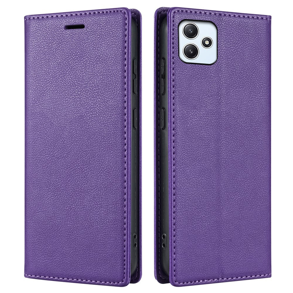 BKS-001 For Xiaomi Redmi 12 4G / 12 5G (Global) / Poco M6 Pro 5G Case Magnetic Leather Flip Cover