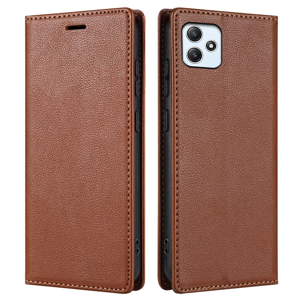 BKS-001 For Xiaomi Redmi 12 4G / 12 5G (Global) / Poco M6 Pro 5G Case Magnetic Leather Flip Cover