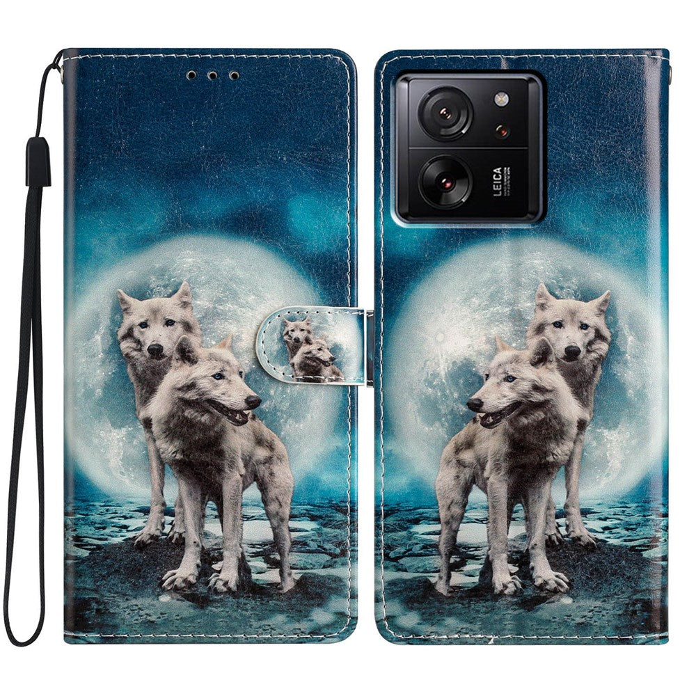 For Xiaomi 13T / 13T Pro / Redmi K60 Ultra Pattern Card Slot Leather Case
