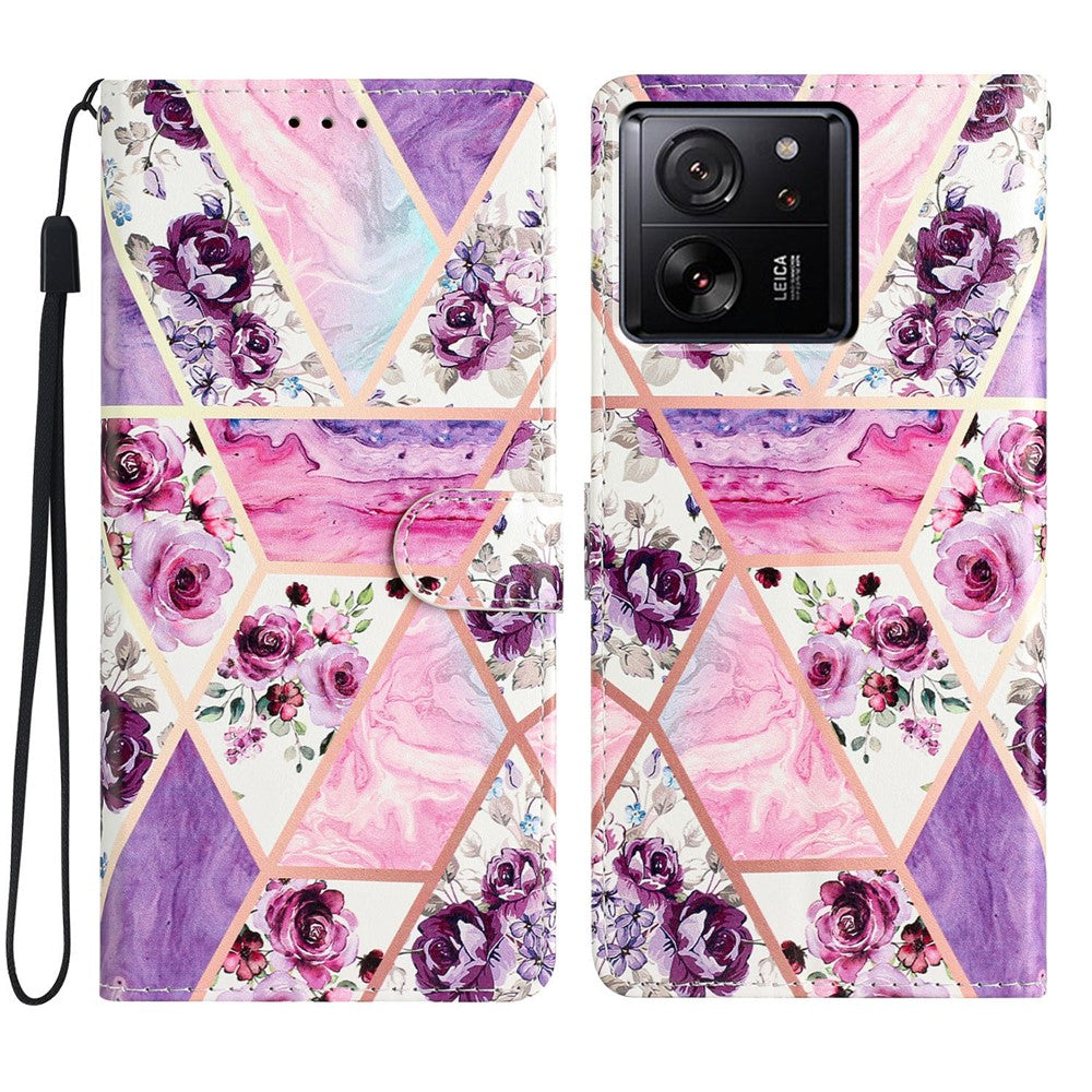 For Xiaomi 13T / 13T Pro / Redmi K60 Ultra Pattern Card Slot Leather Case
