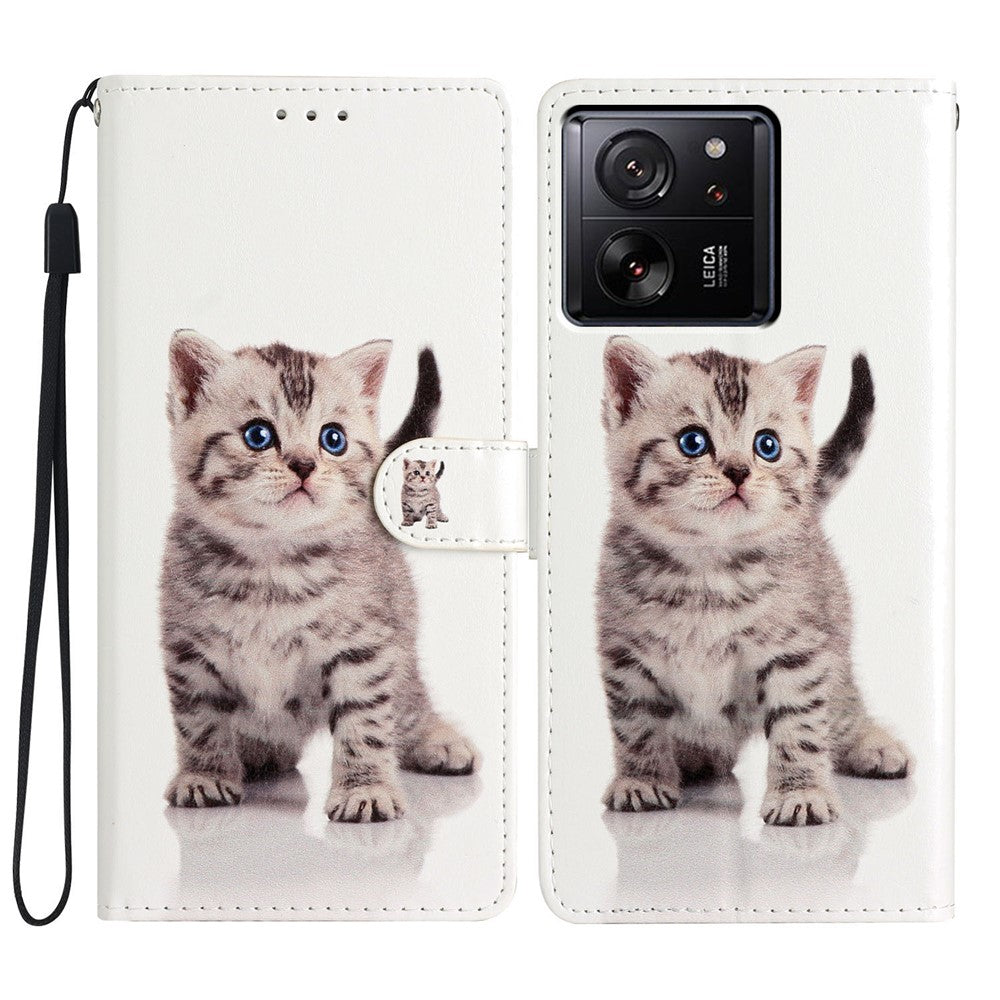 For Xiaomi 13T / 13T Pro / Redmi K60 Ultra Pattern Card Slot Leather Case