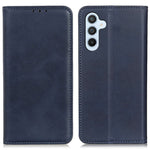 Til Samsung Galaxy A55 5G Splitlæder Magnetisk Telefonetui Okselæder Tekstur Pung Cover