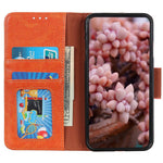 Til Samsung Galaxy A55 5G Etui i Spaltet Læder Nappa Tekstur Telefoncover