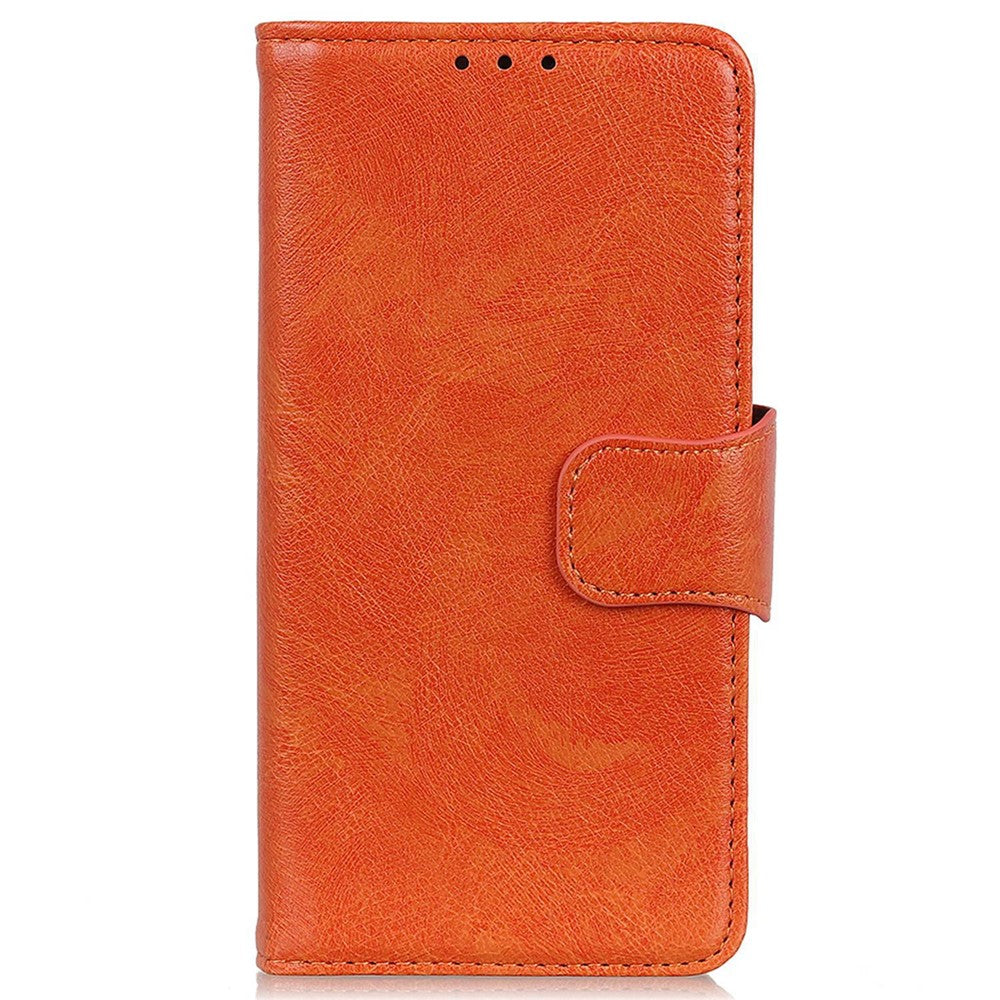 Til Samsung Galaxy A55 5G Etui i Spaltet Læder Nappa Tekstur Telefoncover
