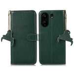 For Xiaomi Poco C65 4G / Redmi 13C Litichi Texture Case with RFID Blocking