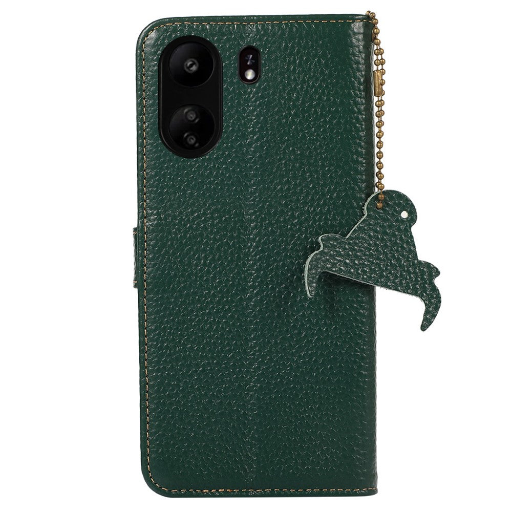 For Xiaomi Poco C65 4G / Redmi 13C Litichi Texture Case with RFID Blocking