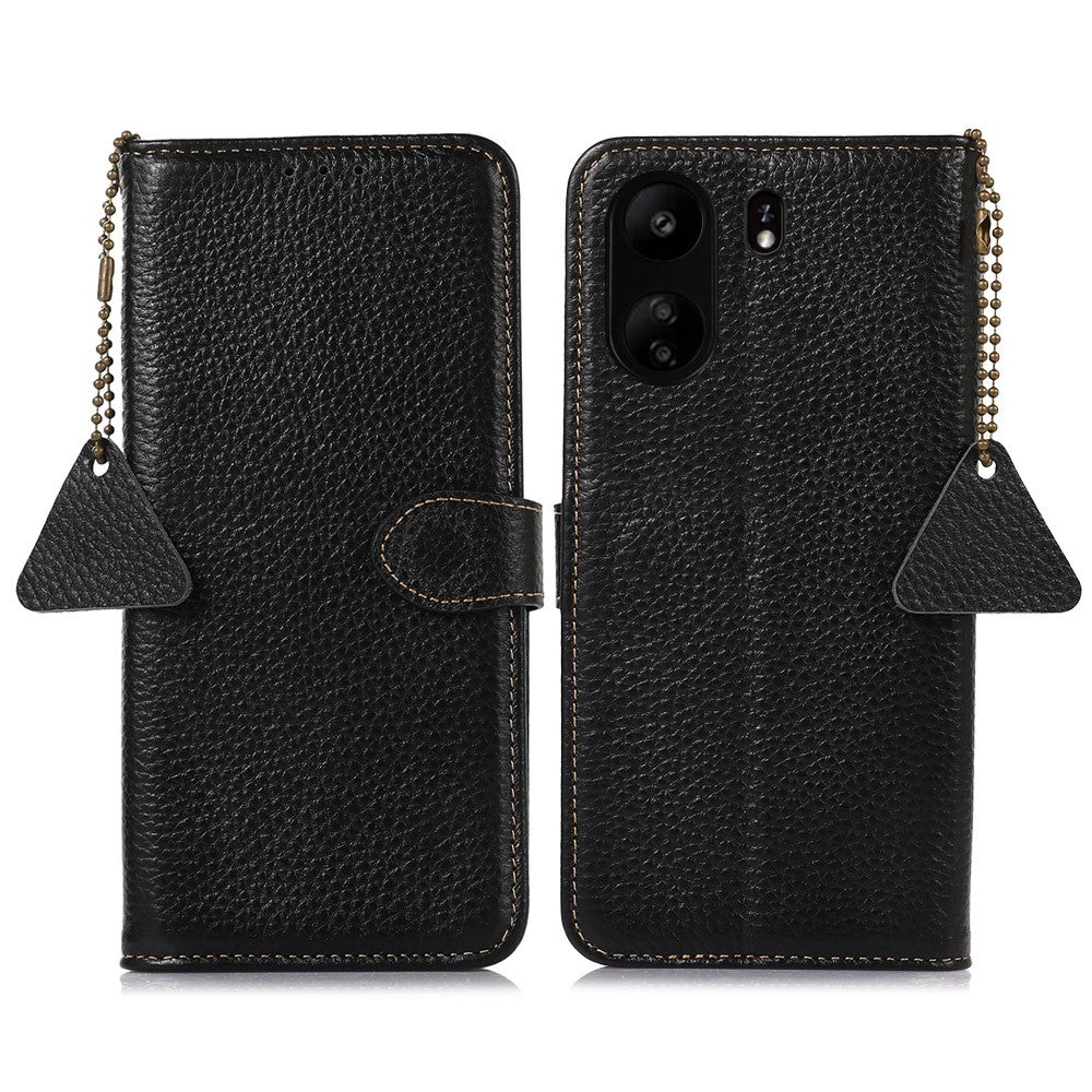 For Xiaomi Poco C65 4G / Redmi 13C Litichi Texture Case with RFID Blocking