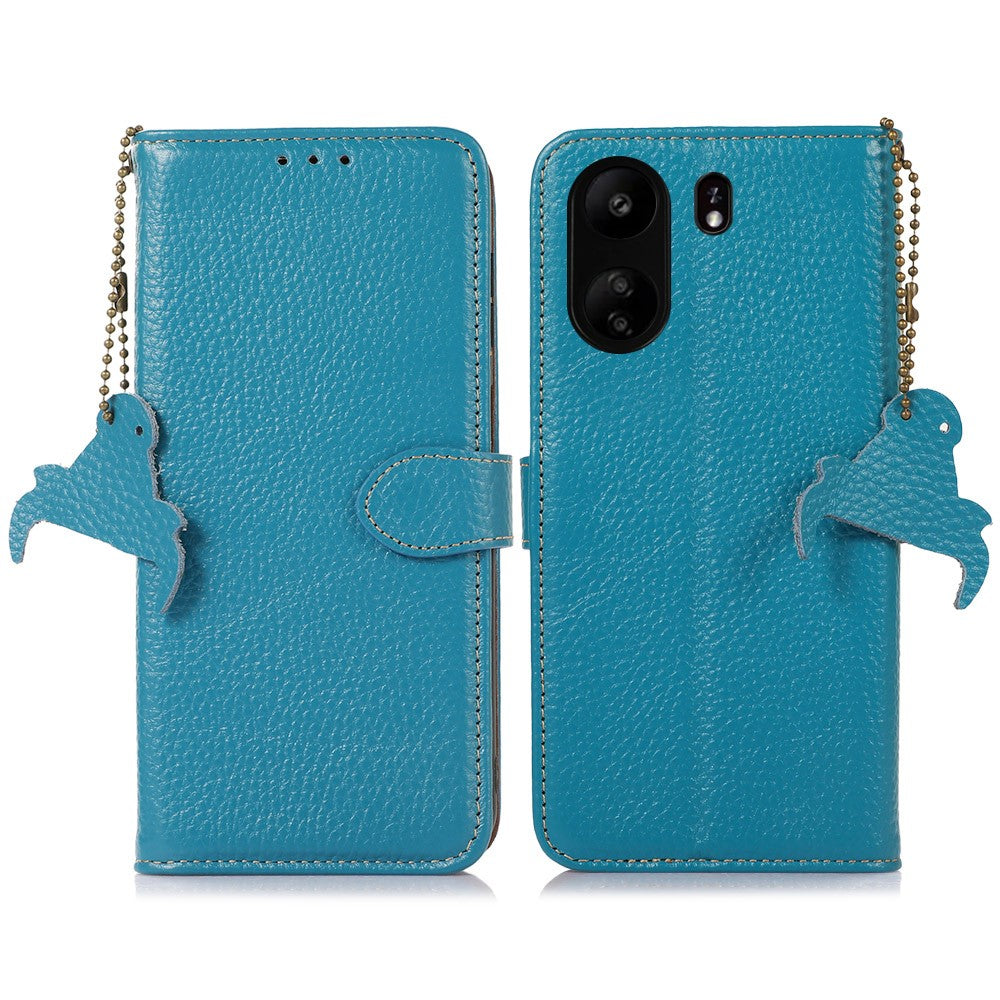 For Xiaomi Poco C65 4G / Redmi 13C Litichi Texture Case with RFID Blocking