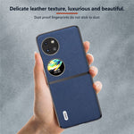 ABEEL För Huawei Pocket 2 mobilskal Äkta Koläder Flipfodral Design