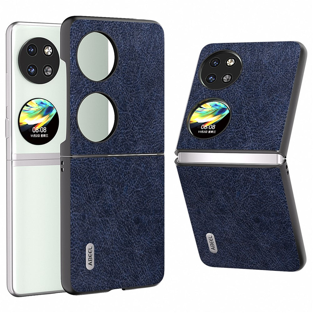ABEEL For Huawei Pocket 2 Vintage Case PU Läder Lychee Texture Cover