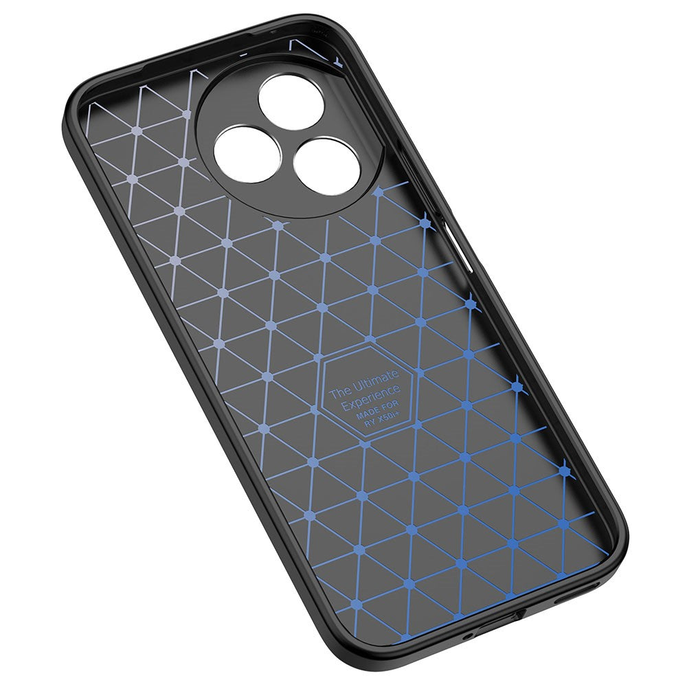 For Honor X50i+ 5G Case Litchi Texture Anti-scratch TPU Phone Shell Cover